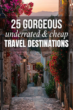 A scenic view of a budget-friendly travel destination, showcasing gorgeous landscapes and unique travel spots that are perfect for a dream vacation on a budget. Cheap Travel Destinations, Adventure Bucket List, Unique Places, Remote Island, Dream Travel Destinations, Cheap Travel, Budget Travel, Price Tag, Hidden Gems