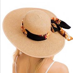 Soft & Lightweight Wide Brim Design Sun Shielding Foldable Made In China Summer Wide Brim Sun Hat One Size, Lightweight Beachy Hat For Day Out, Beachy Boater Hat For Warm Weather, Trendy Hat For Beach Season, One Size Wide Brim Straw Hat For Vacation, One Size Brimmed Straw Summer Hat, Casual Sun Hat For Sunbathing And Beach Season, Trendy Sun Hat For Vacation, Trendy Beach Hats One Size Fits Most