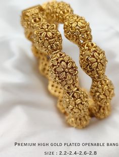 Rajwadi Gold Bangles / Antique Bangles/ Antique Jewellery / Gold Bangles - Etsy Traditional Filigree Bangle For Festive Occasions, Traditional Yellow Gold Bangle With Intricate Design, Gold Cutdana Bangle For Ceremonial Occasions, Gold Ceremonial Bangle With Cutdana, Ornate Gold Bracelet With Intricate Design For Ceremonial Wear, Ceremonial Ornate Gold Bracelet With Intricate Design, Traditional Ceremonial Bangle With Filigree, Traditional Filigree Bracelets For Festivals, Ornate Yellow Gold Round Bangle