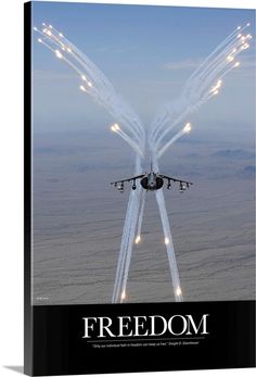 a poster with two jets flying in the sky