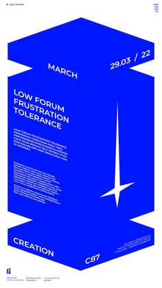 a blue box with the words low forum tolebrance on it and an arrow pointing