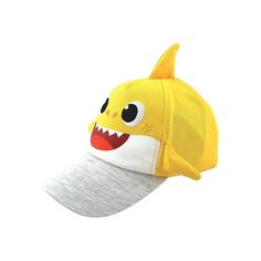 Nickelodeon Boys' Baseball Cap – Baby Shark Curved Brim Snap-Back Baseball Hat is the perfect choice for a summer full of having fun at playgrounds and hanging out at the beach. This cute Baby Shark snap-back baseball cap for boys is a perfect match that will look super cute with just about any outfit. Casual Baseball Cap For Summer Playtime, Casual Adjustable Baseball Cap For Playtime, White Playful Hat With Adjustable Fit, Playful White Hat With Adjustable Fit, Cute Adjustable Baseball Cap For Outdoor, Playful Sun Hat With Curved Brim For Playtime, Adjustable Playful Sun Hat For Playtime, Playful Curved Brim Sun Hat For Playtime, Playful White Hat For Play