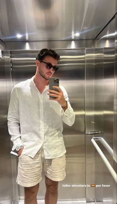 Men Portugal Outfit, Men Euro Summer Outfit, European Man Summer Style, Men Outfits Europe, European Men Outfit Summer, Business Man With Tattoos, Old Money Fashion Men Summer, Men’s Summer Outfits European, European Mens Fashion Summer Street Styles