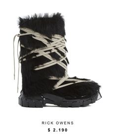 Rick Owens Boots, Hair Pony, Rick Owens Shoes, Rap Aesthetic, Jewelry Accessories Ideas, Hype Shoes, Pony Hair, Fur Boots