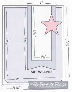 a drawing of a door with a pink star on the front and bottom part of it