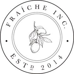 the logo for frachein inc, an artisan food and drink establishment in new york city