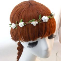 Kawaii Boho Trendy Flower Headband Make An Offer Or Bundle For Huge Discount Not Dolls Kill Just Listed For Exposure Flower Headband Boho, Black Cherry Hair, Headband Crafts, Flower Hair Band, Wedding Hair Wreath, Bohemian Braids, Hair Wreath, Hippie Love, Butterfly Hair Clip