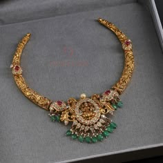 Buy Necklaces Online | Regal Mayuri Kanti Set from Indeevari Diamond Earrings Indian, Diamond Necklace Indian, Gold Jewelry Collection, 22 Carat Gold Jewellery, Wedding Jewellery Designs, Necklace Traditional, Bridal Necklace Designs, Mala Jewelry, Jewelry Knowledge