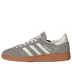 (WMNS) adidas Handball Spezial 'Silver Pebble Gum' IG1966 Unrealistic Wishlist, Adidas Handball Spezial, Adidas Handball, Adidas Spezial, Mama Style, Grey Outfit, Dream Shoes, Dream Wardrobe, Style Me