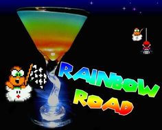 an image of a video game scene with rainbow road