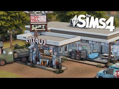 (3) 🐴 Chestnut Ridge Gas Station ⛽️+ Convenience Store 🛒 + Mini Bar 🍻| Sims 4 Stop Motion | NO CC - YouTube Sims 4 Record Store, Sims 4 Gas Station, Sims 4 Convenience Store, Store Sims 4, Bar Sims 4, Sims 4 Bar Cc, Sims 4 Store, Sims 4 Cafe, Small Convenience Store