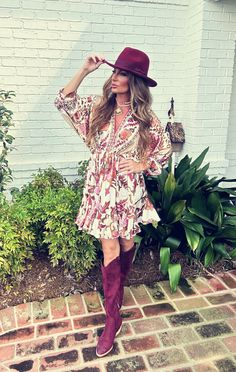 Blithe Dolman Sleeve Border Printed Dress-Dresses-Aakaa-Shop with Bloom West Boutique, Women's Fashion Boutique, Located in Houma, Louisiana Babydoll Dress Fall, Western Boho Chic, Western Clothes, Wedding Guest Style, Floral Babydoll Dress, Maxi Gown Dress, Beige Fabric, Border Print, Ball Gown Dresses