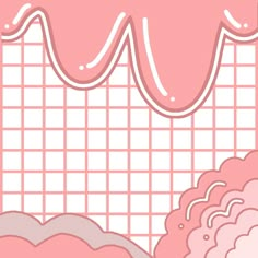 an abstract pink and white background with clouds