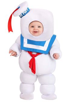 a baby dressed up in a costume