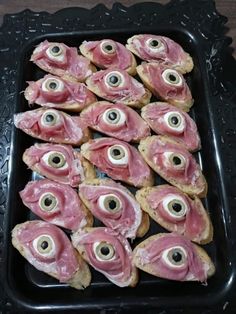 an image of some food in the shape of eyeballs