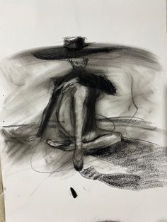 Charcoal drawing Loose Charcoal Drawing, Spooky Charcoal Drawing, Charcoal Drawing Practice, Rough Charcoal Sketch, Charcoal Drawing Inspiration, Small Charcoal Drawing, Coal Drawing Sketches, Charcoal Easy Drawing