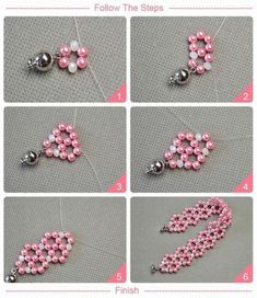 how to make beaded letters with beads and pearls for necklaces or bracelets