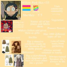 an info sheet with pictures and text describing the different types of clothing worn by children