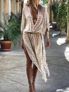 HOT SALE Long Swimsuit Coverups, Chiffon Beach Cover Up, Plus Size Beach Wear, Outfit Elegantes, Look Boho Chic, Chiffon Tunic, Beach Kimono, Chiffon Kimono