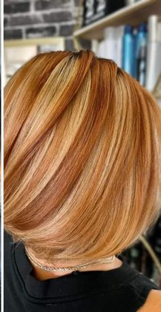 Copper Blonde Hair Color, Red Hair With Blonde Highlights, Copper Blonde Hair, Ginger Hair Color, Hairstyle Trends, Hair Color Auburn, Red Highlights