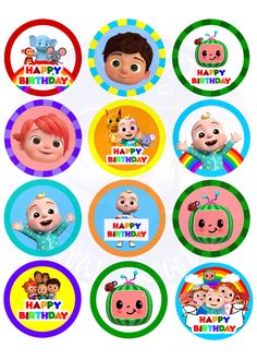 the boss baby birthday cupcake toppers are available in various colors and designs, including one