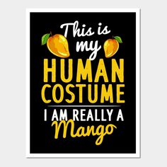 this is my human costume i am really a mango