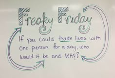 Whiteboard Messages Friday, White Board Question Of The Day, Friday Writing Prompts, Whiteboard Question Of The Day, Friday Question Of The Day, Friday Whiteboard Message, Friday Check In, Friday Whiteboard Prompt, Monday Whiteboard Prompt