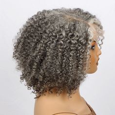 Soul Lady Seniors Wig Salt And Pepper Curly Bob Wig Enhance your beauty with our Soul Lady Seniors Wig in a gorgeous salt and pepper color, featuring a stylish curly bob design tailored for women over 60 who appreciate sophistication and elegance. Chic Salt And Pepper Color This wig's salt and pepper color blend exudes a refined and classy vibe, combining grey and black tones for a timeless and elegant appearance. Perfect for women over 60 who seek a natural and graceful style. Curly Bob ... Salt And Pepper Bob, Full Volume Hair, Gray Wig, Grey Wigs, Curly Bob Wig, Hd Lace Wigs, Curly Bob Wigs, Full Volume, Grey Wig