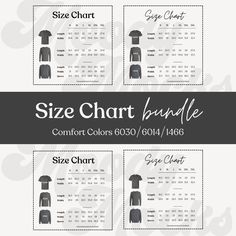 After lots of requests, Moody Mocks is now offering size charts and washing instruction bundles. This one is perfect for the holiday season. Many more options to come! 《 DETAILS 》 - This is a unique size chart that includes three styles in one - Comfort Colors 6030 (Heavyweight Pocket T-Shirt), Comfort Colors 6014 (Heavyweight Long-Sleeve T-Shirt), and Comfort Colors 1466 (*New Crewneck Sweatshirt) - There are 4 different styled charts  - You will receive a high-resolution digital image free of Size Chart Template, Comfort Colors Tshirt, Chart Template, Just So You Know, Pocket Tshirt, Size Charts, Digital Image, Comfort Colors, Brand Names