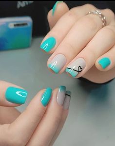 Cute Nail Art Designs For Short Nails, Short Nail Inspo Summer 2024 Square, Short Square Acrylic Nails Summer 2024, Simple Gel Nail Inspo Short, Nail Art Designs For Short Nails, Cute Simple Nails Short, Nail Art Designs Summer 2024 Simple, Nails 2024 Short, Uñas Color Pastel