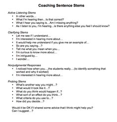 an outline for a writing activity with the words'coaching sentence stems'in it