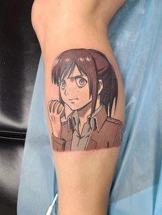 a person with a tattoo on their arm