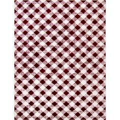 a red and white checkered table cloth