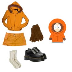 an assortment of clothing and accessories including shoes, gloves, sweaters and hoodie