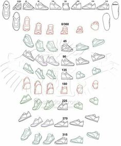 how to draw shoes step by step instructions for children and adults with pictures on them