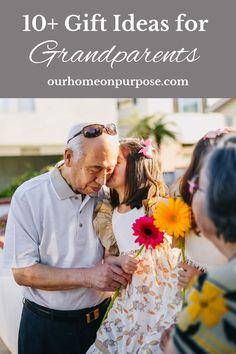 Are you looking for gifts to give your grandparents? In this article from Our Home on Purpose, we'll be covering 10 perfect gifts for any older people in your life! #giftsforgrandparents #giftguide #giftideasforgrandparents