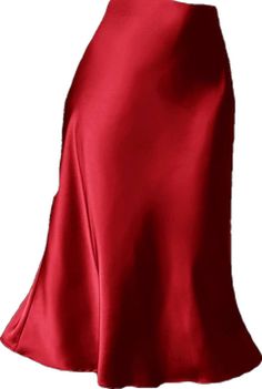 Red Satin Party Bottoms, Elegant Red Satin Bottoms, Red Satin Bottoms, Elegant Red Skirt For Night Out, Red Satin Party Skirt, Red Maxi Skirt For Night Out, Red Long Skirt For Night Out, Elegant Red Skirted Bottoms, Elegant Red Flared Maxi Skirt