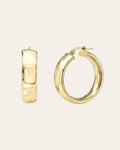 Flaunt your fierce fashion sense with these 14k Gold Bubbled Flat Hoop Earrings—golden, bold, and unapologetically stunning. Available in three sizes to match any vibe, slip them on and let your style do all the talking, because honey, these hoops are all about making an entrance. Outer Diameter: Approx. 27mm Inner Diameter: Approx. 24.5mm Width: Approx. 7.5mm Total Weight: Approx. 5.4 grams (per pair) Standard Production: 5-8 business days Rush Order Production: 2-5 business days Shipping: Sele Flat Hoop Earrings, Fierce Fashion, Gold Bubbles, Earrings Golden, Personalized Necklace, Ring Bracelet, Fashion Sense, Ring Earrings, Necklaces Bracelets