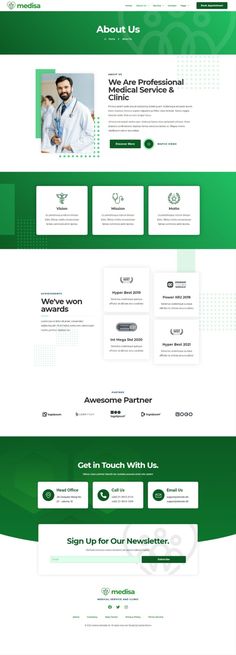 Medisa - Medical Elementor Template Kit Testimonials Web Design, Contact Us Page Design, Elementor Templates, About Us Page Design, Medical Websites, Medical Website, Medical Website Design, Footer Design, Packaging Template Design