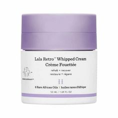 Drunk Elephant Lala Retro Whipped Cream Full Size 1.69 oz/50ml Lala Retro Whipped Cream, Nontoxic Beauty, Overnight Beauty, Nighttime Skincare, Anti Aging Moisturizer, Best Moisturizer, Drunk Elephant, Moisturizer For Dry Skin, Skincare Makeup