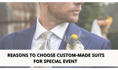 Having a custom suit is a great option when building your wardrobe or planning what to wear for a special event. Read here more reasons why customers prefer to buy a custom suit vs off the rack suit. Building Your Wardrobe, The Rack, Floral Tie, Special Event, Special Events, What To Wear