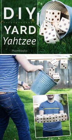 the diy yard yahtze app is on an iphone screen and it's showing