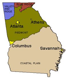 a map of the state of columbia with all its major cities and towns labeled in red