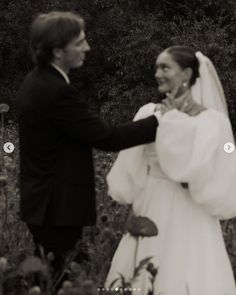 black and white photograph of a bride and groom