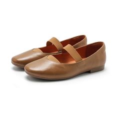 From Dwarves studio, These Mary Jane flats are designed in a timeless, minimal silhouette, so you'll be sure to wear them often. Made from soft leather, soft bottom that ensure all-day comfort. Wear yours with tailoring and denim alike. Color: Khaki/Apricot/BlackMaterial: Patent cow LeatherLining: Genuine LeatherInsole: Genuine LeatherSole: RubberHeels: 1.5 cm/0.59"Weight: 0.18kg Each Shoes (measured size 5.5)Fit: Medium to Wide, Runs Normal.Series Name: DWARVESOrigin: Made in China Production T Spring Brown Slip-on Ballet Flats, Brown Ballet Flats For Spring Workwear, Classic Brown Ballet Flats For Spring, Casual Ballet Flats With Flat Heel For Work, Casual Ballet Flats For Workwear, Brown Ballet Flats With Round Toe For Work, Brown Slip-on Ballet Flats For Spring, Brown Round Toe Ballet Flats For Work, Casual Ballet Flats With Leather Sole For Fall