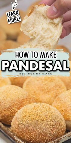 how to make pandesal recipe by nora