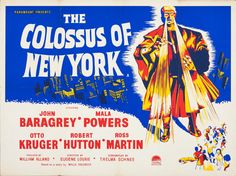 the colossus of new york movie poster