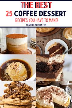 the best coffee dessert recipes you have to make