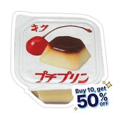 a package of jelly with chocolate and cherry on it for $ 0 50 off the purchase