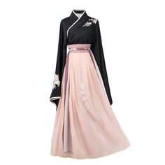 Hanfu Style Dress, Japanese Cosplay Outfits, Japanese Style Dress, Japanese Kimono Dress, New Fashion Dress, Dress Art, Art Dresses